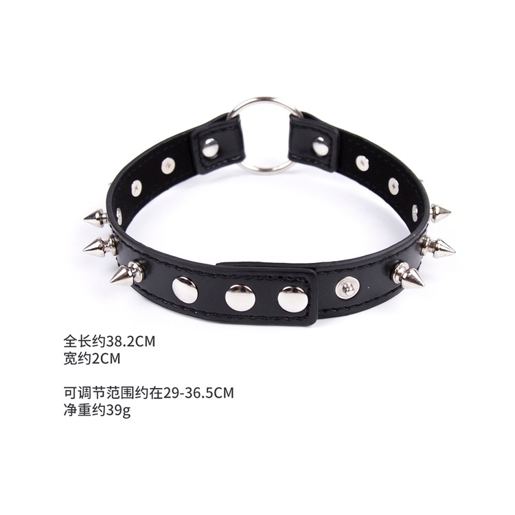 קולר ניטים דק עם טבעת O