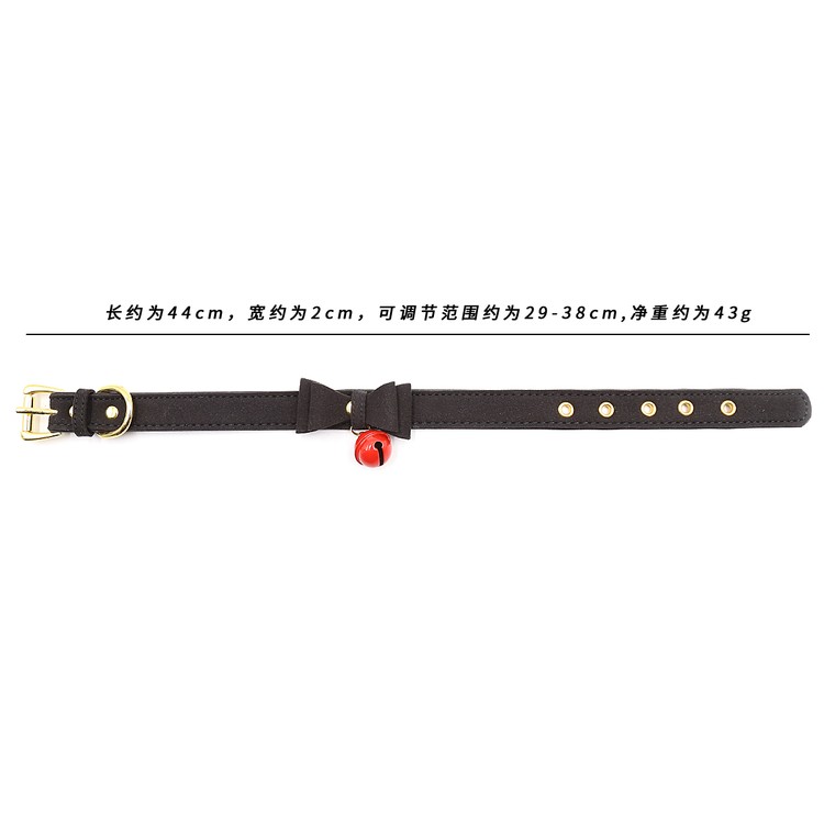 קולר קיטי קאט עם פעמון ופפיון