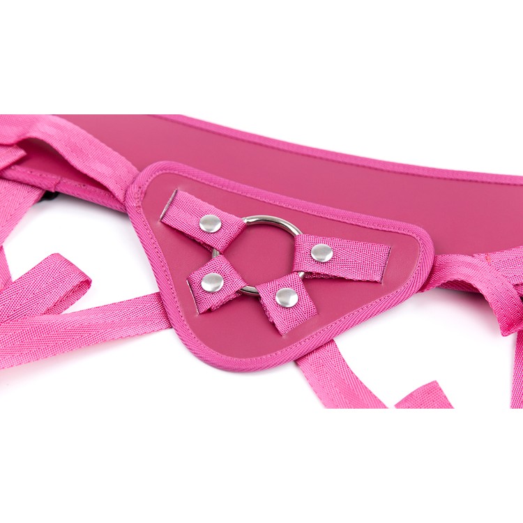 רתמת סטראפאון מחוך ורודה