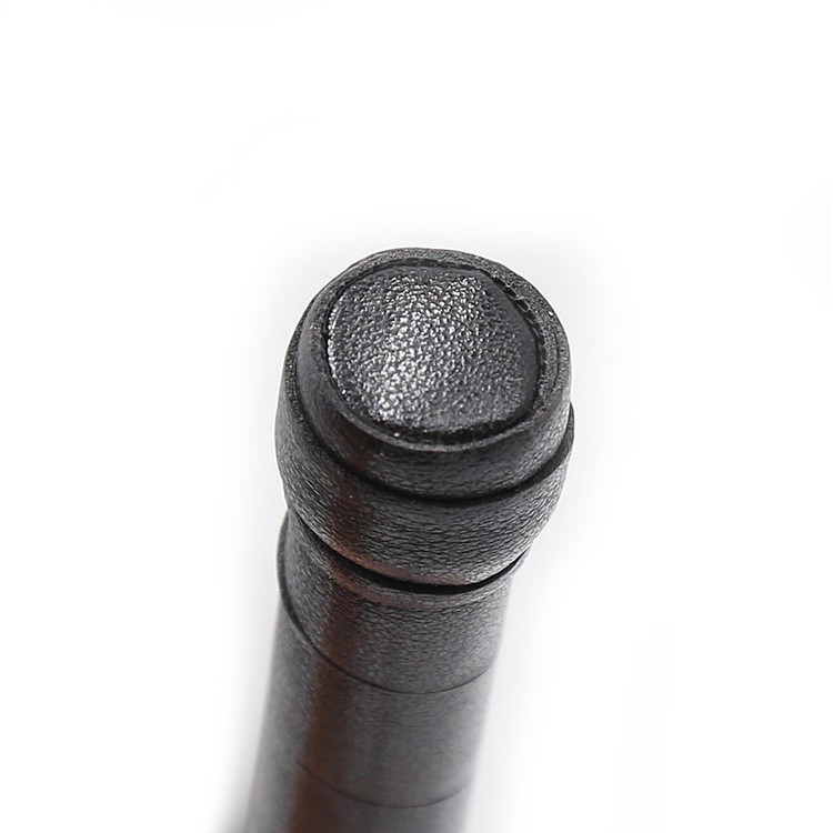 שוט רכיבה ארוך קצה חתול שחור/מנומר