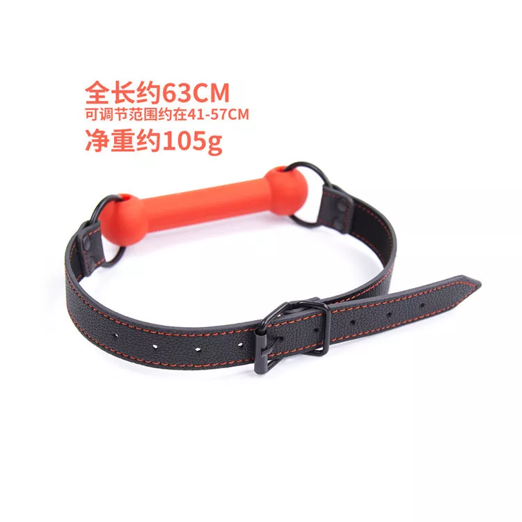 גאג ביט סיליקון אדום