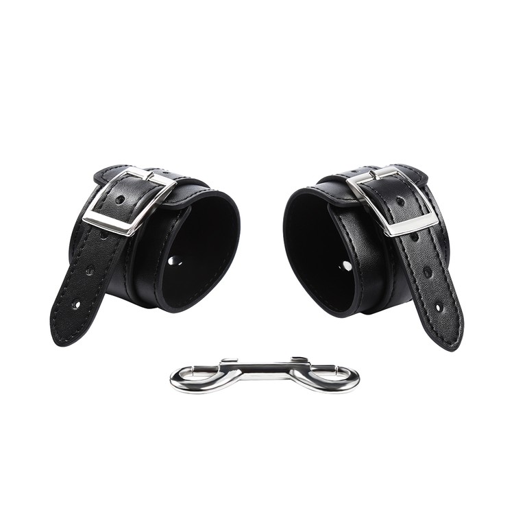 אזיקי ידיים עם חיבור קארבינר כפול