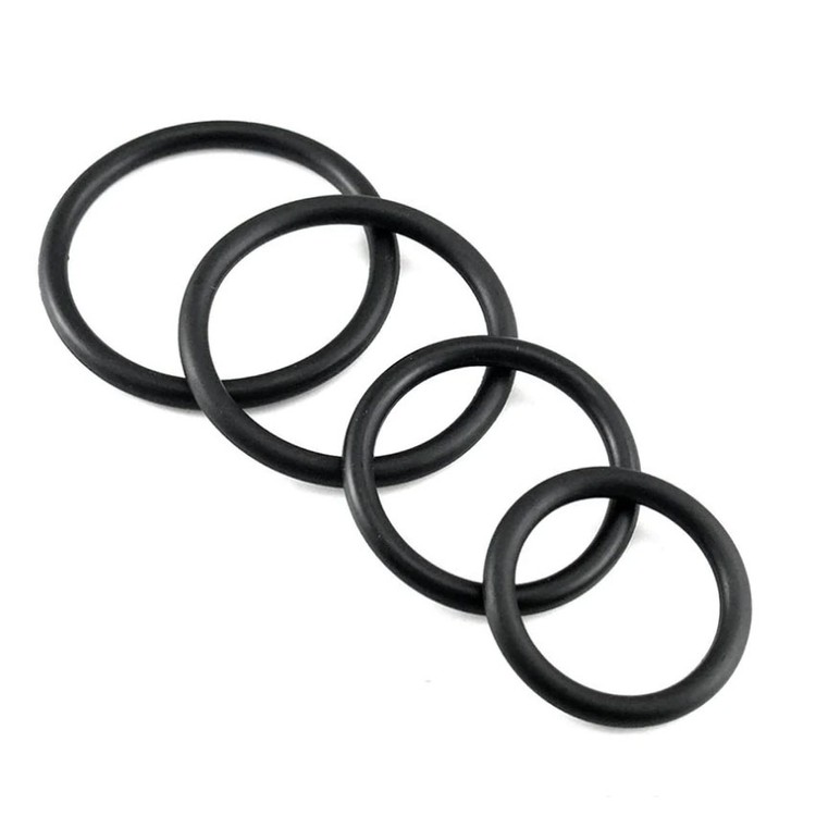 טבעת סיליקון שחורה