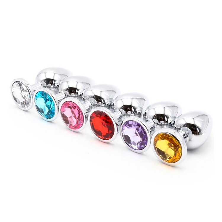 פלאג מתכת בינוני עם יהלום