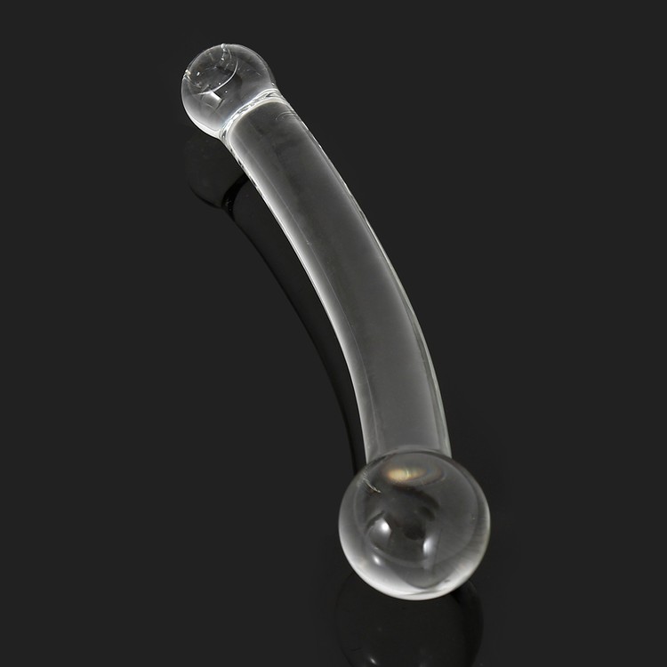 דילדו דו צדדי זכוכית 19 סמ