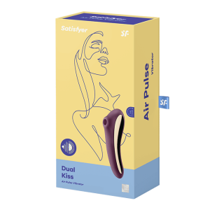 ויברטור יניקה עם רטט  Dual Kiss סטיספייר