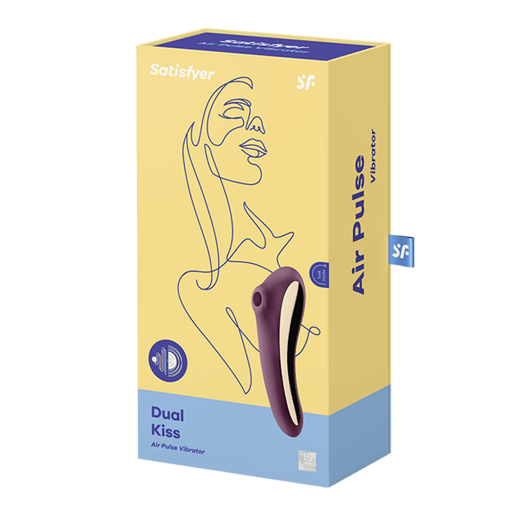 ויברטור יניקה עם רטט  Dual Kiss סטיספייר