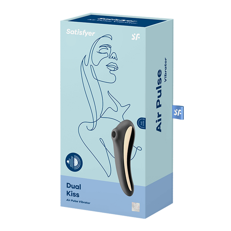 ויברטור יניקה עם רטט  Dual Kiss סטיספייר