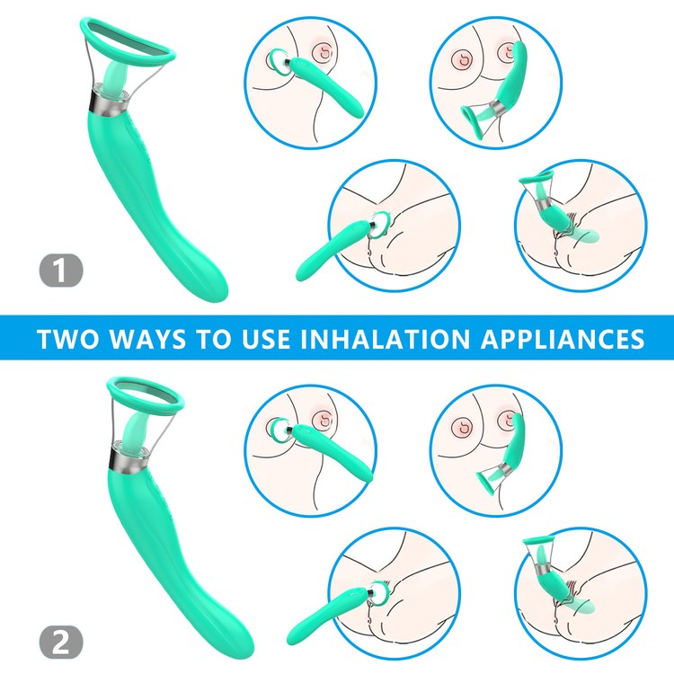 Tripple Love משאבת דגדגן רוטטת ומלקקת