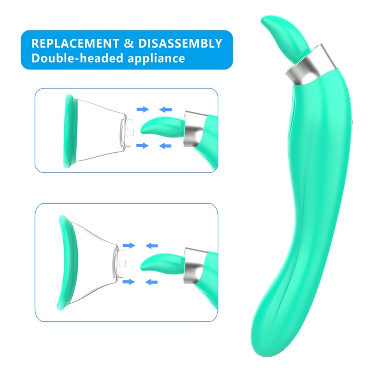 Tripple Love משאבת דגדגן רוטטת ומלקקת