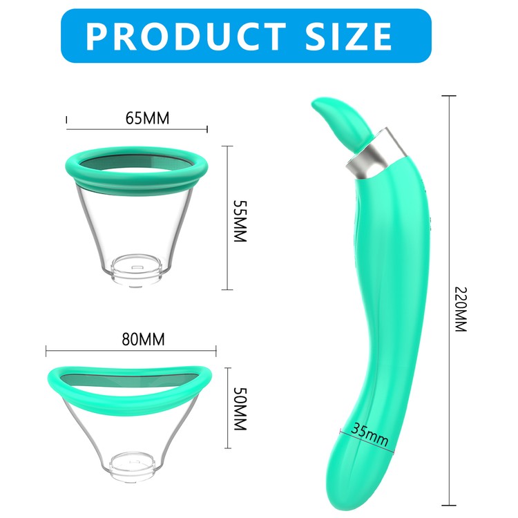 Tripple Love משאבת דגדגן רוטטת ומלקקת