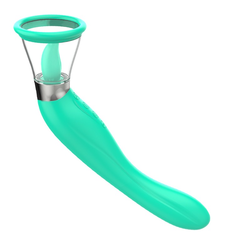 Tripple Love משאבת דגדגן רוטטת ומלקקת