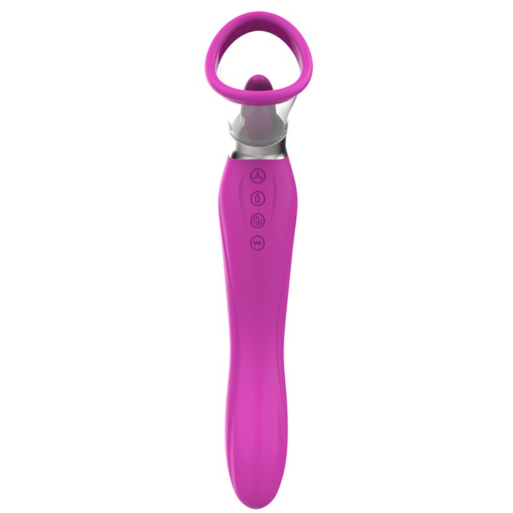 Tripple Love משאבת דגדגן רוטטת ומלקקת