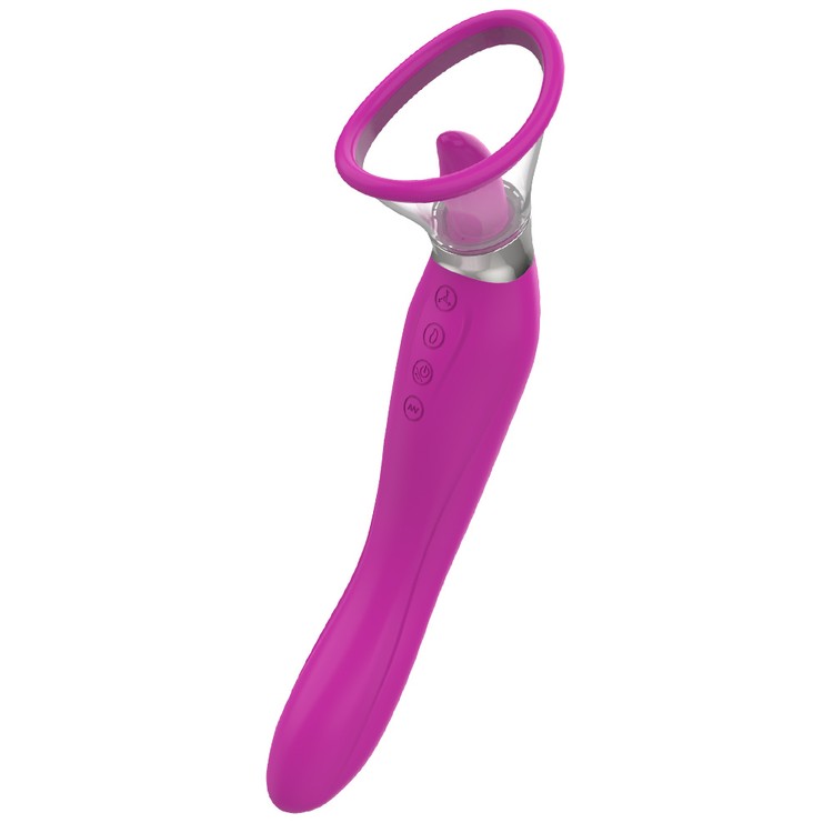 Tripple Love משאבת דגדגן רוטטת ומלקקת