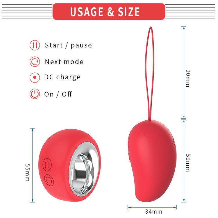 Sweet Mango ביצת רטט עם שלט