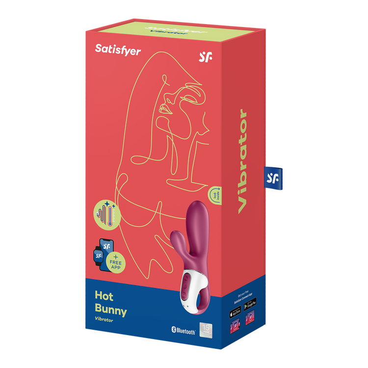 ויברטור ארנבון מתחמם ואפליקציה  Hot Bunny סטיספייר