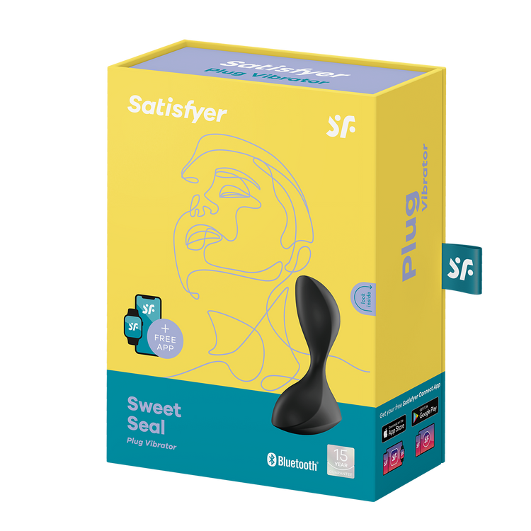 פלאג רוטט עם אפליקציה Sweet Seal סטיספייר