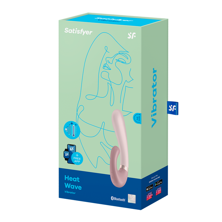 ויברטור מתחמם ורוטט ואפליקציה Heat Wave סטיספייר