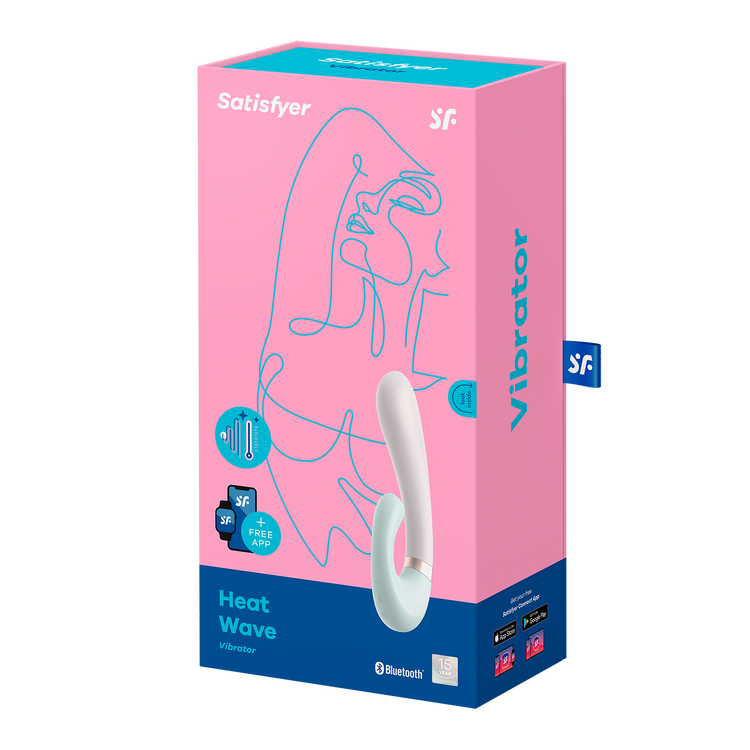 ויברטור מתחמם ורוטט ואפליקציה Heat Wave סטיספייר