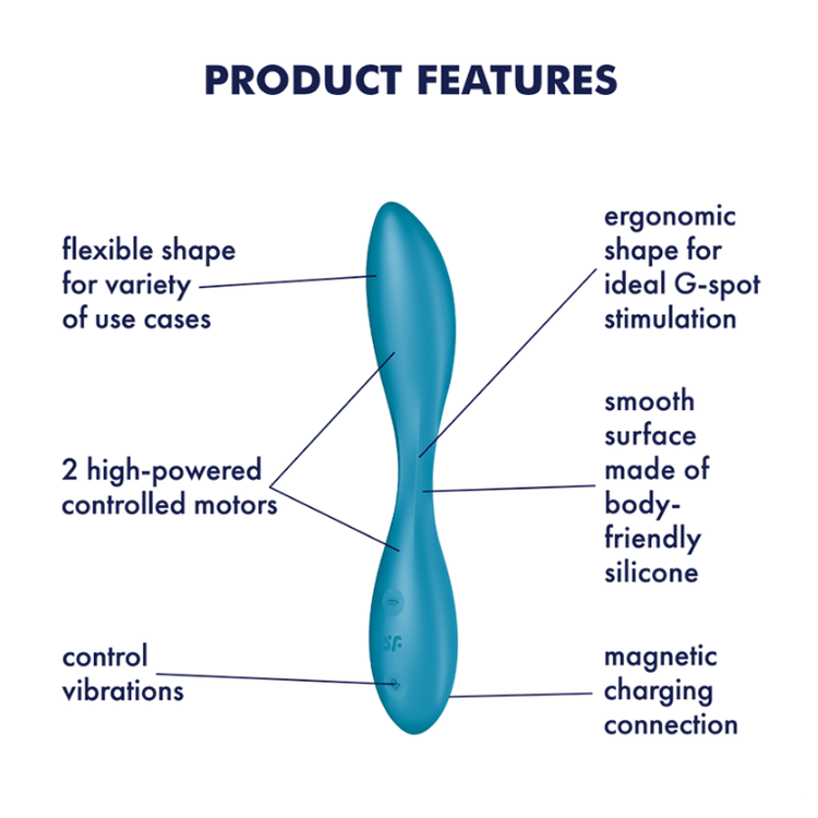 ויברטור גמיש לנק' ה-G-ג'י ספוט פלקס 1