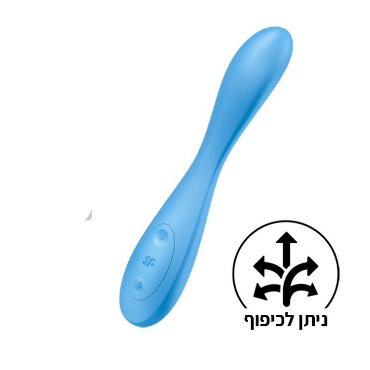 ויברטור לנק' הג'י עם אפליקציה ‎G-Spot Flex +4 סטיספייר