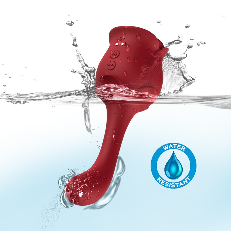 Dual G Rosa ויברטור יניקה+גירוי לנק' ה-G