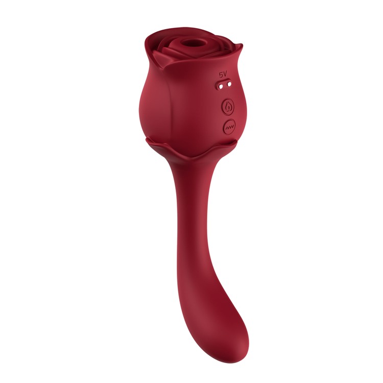 Dual G Rosa ויברטור יניקה+גירוי לנק' ה-G