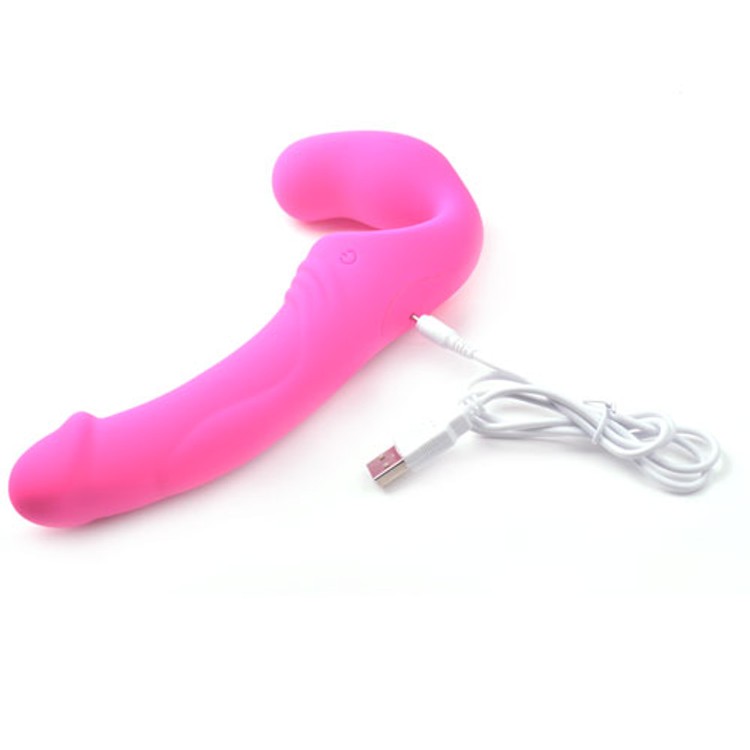 ויברטור סטרפ־און זוגי ללא רצועות Double Rider