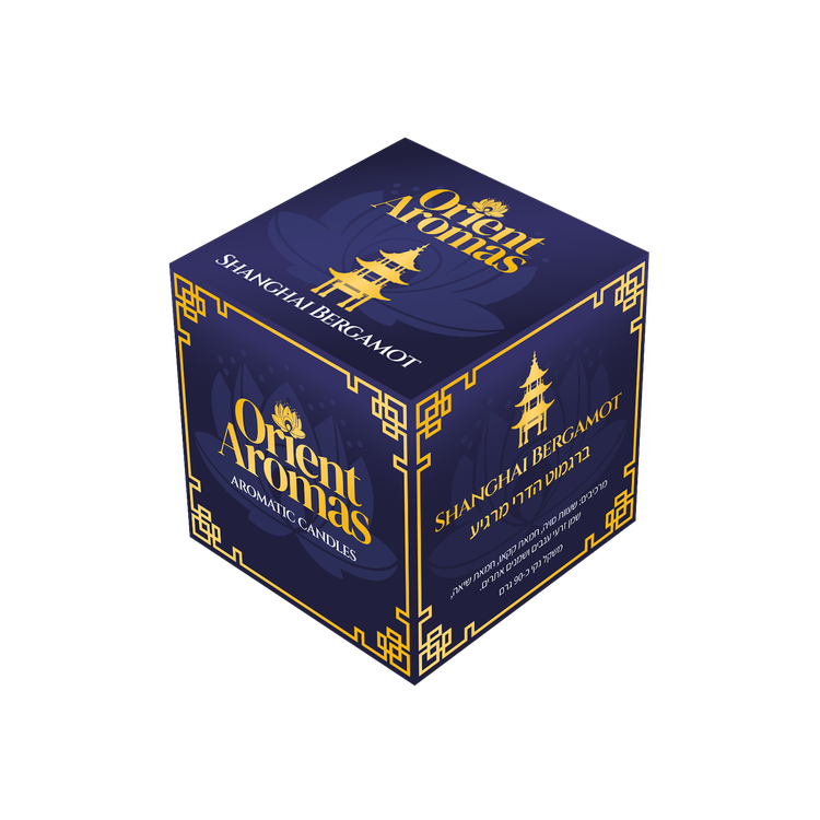 נר עיסוי בניחוח ברגמוט הדרי מרגיע