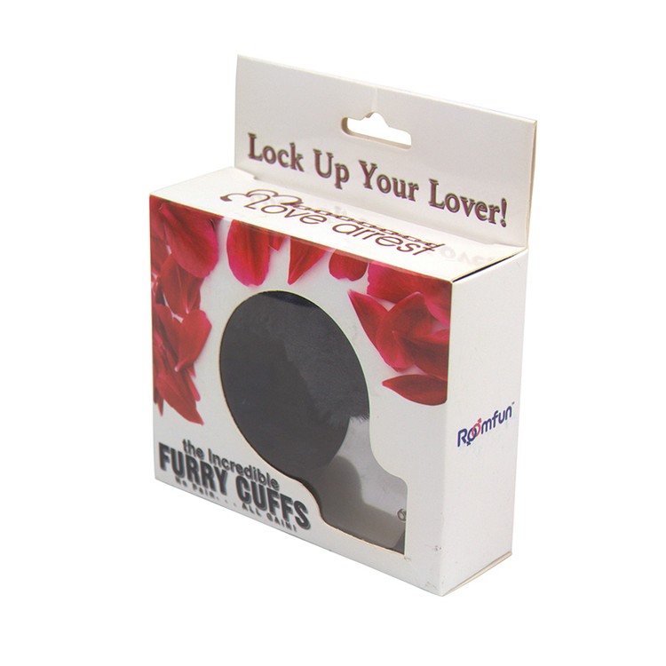 אזיקי נירוסטה איכותיים עם פרווה שחורה