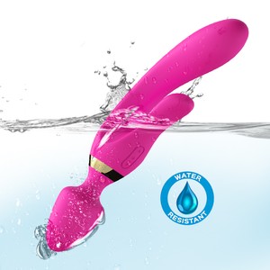 Dual Rabbit Wand ויברטור ארנבון משולב בוונד עוצמתי