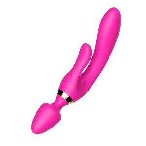 Dual Rabbit Wand ויברטור ארנבון משולב בוונד עוצמתי