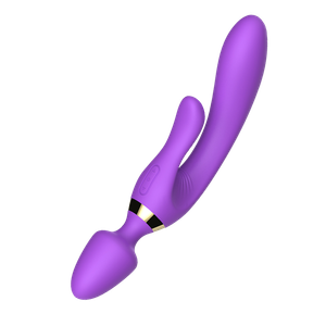 Dual Rabbit Wand ויברטור ארנבון משולב בוונד עוצמתי