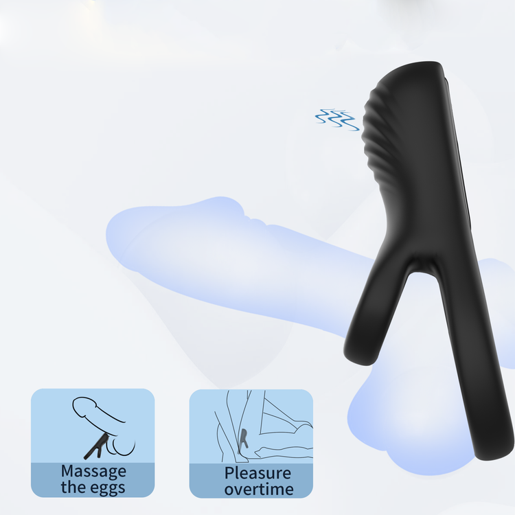 טבעת רטט כפולה Ring of Love 2