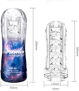 מאונן שקוף לגבר  Explore Passion cup