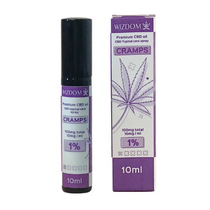 תרסיס שמן CBD  לעיסוי WIZDOM CRAMPS