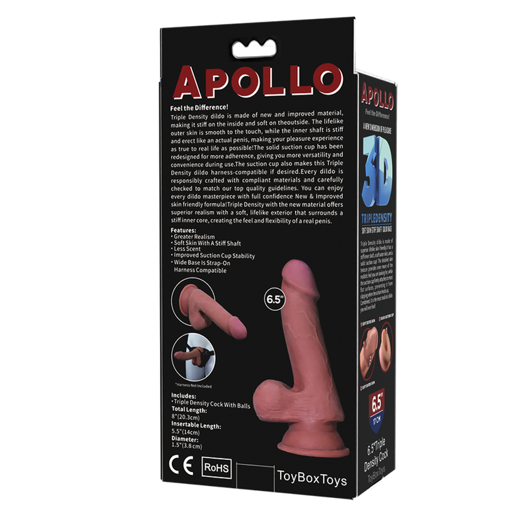 APOLLO דילדו ראלסטי נצמד