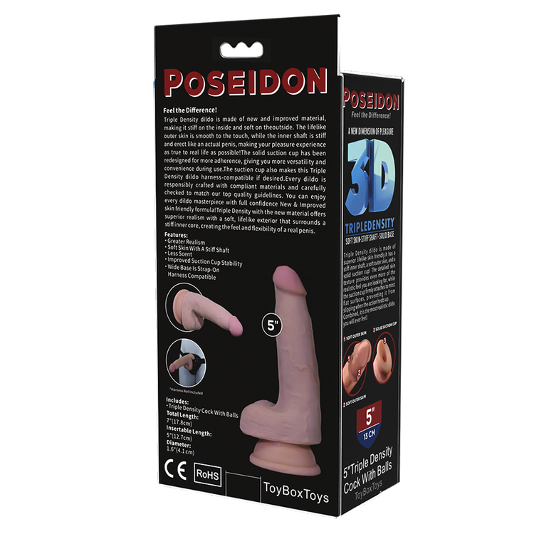 POSEIDON דילדו ראלסטי נצמד