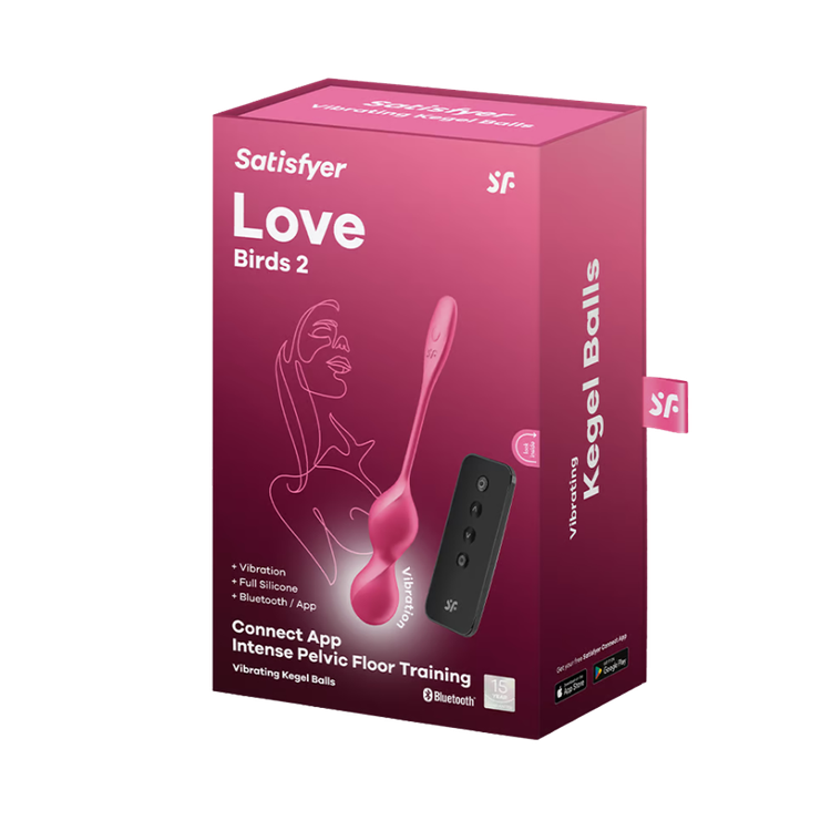 כדורי קגל רוטטים עם שלט Love Birds 2 סטיספייר