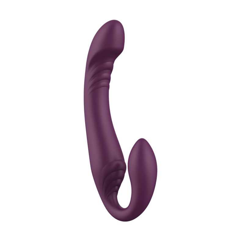 דילדו מתלבש כפול ללא רתמה רוטט Road Rider