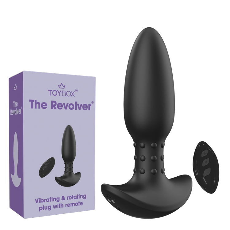 פלאג אנאלי רוטט ומסתובב The Revolver