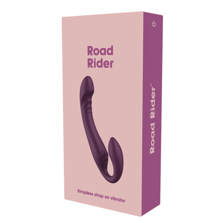 דילדו מתלבש כפול ללא רתמה רוטט Road Rider