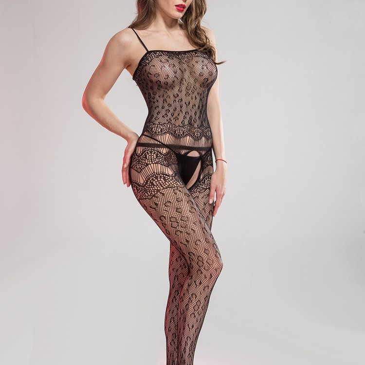 חליפת גוף מרושתת Daring Desire