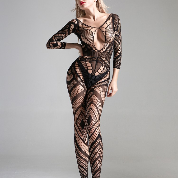 חליפת גוף מרושתת Whispered Secrets