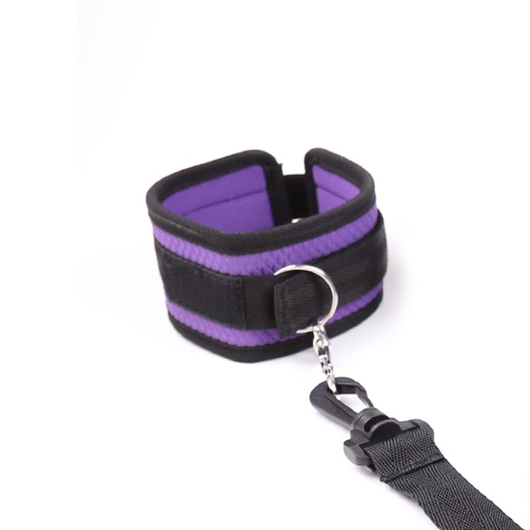 סט קשירה למיטה מנאופרן סגול 'דאון אנדר'