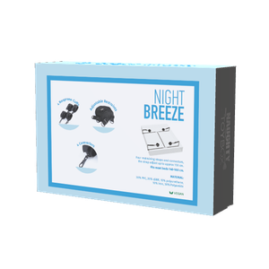 סט קשירה למיטה מנאופרן שחור Night Breeze