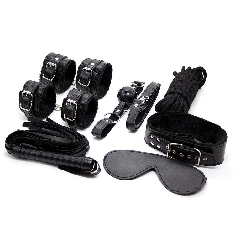 ערכת BDSM שחורה למתחילים Midnight Seduction