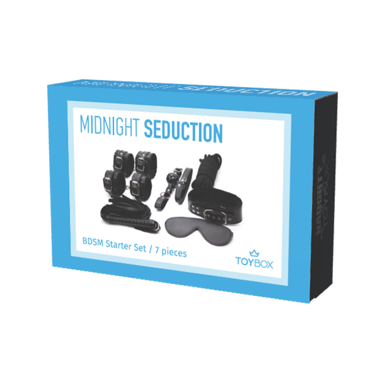 ערכת BDSM שחורה למתחילים Midnight Seduction