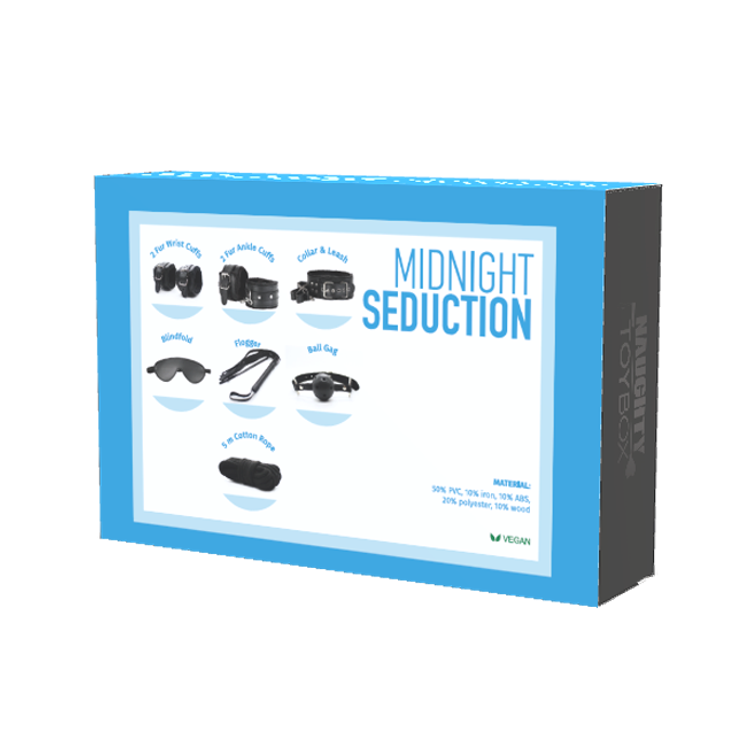 ערכת BDSM שחורה למתחילים Midnight Seduction