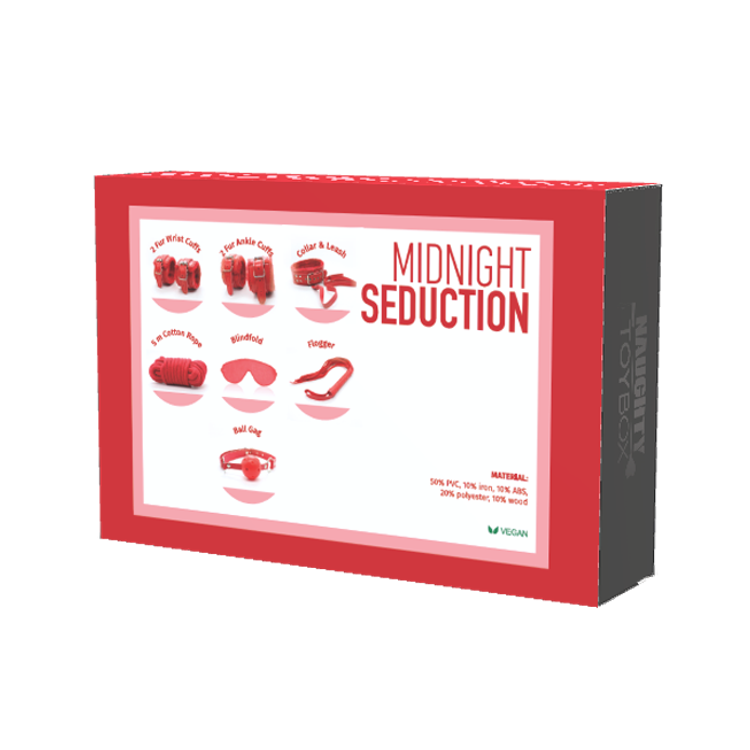 ערכת BDSM אדומה למתחילים Midnight Seduction